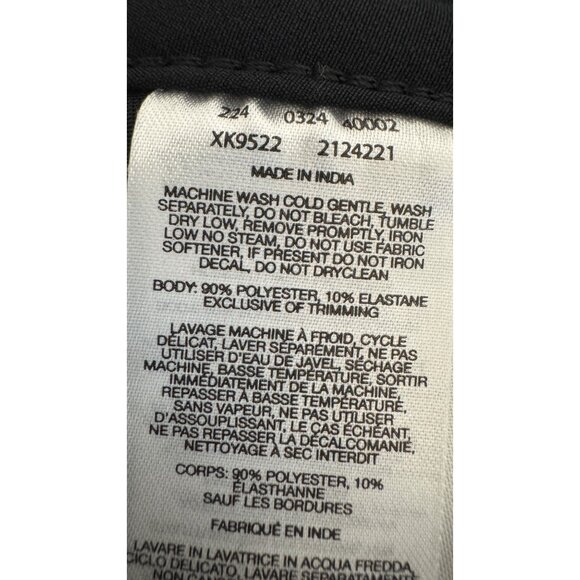 NWT Columbia Size 6 Black Straight-Leg Pants Pockets Stretch Fabric - Picture 15 of 16